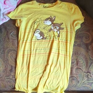 Yellow Graphic Short Sleeve Tee